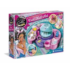 Clementoni Estudio de Uñas Maletín Cool Nail Art con muchos accesorios para niñas a partir de 6 años 38,5x28,5x7,8 cm