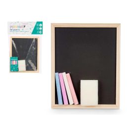 Pizarra Tiza Borrador Pincello 20x16 cm Madera Negro (24 Unidades) Precio: 26.49999946. SKU: B12Z37GB2F