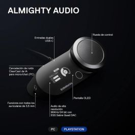 Amplificador de Sonido Intraauricular con Accesorios SteelSeries GameDAC Gen 2