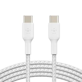 Cable USB-C Belkin CAB004BT2MWH2PK Blanco 2 m (2 Unidades) Cable USB-C Belkin CAB004BT2MWH2PK Blanco 2 m (2 Unidades)