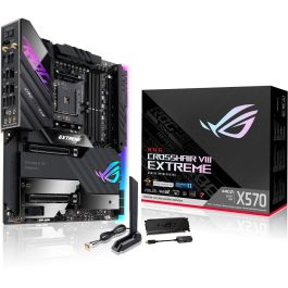 ASUS ROG Crosshair VIII Extreme Placa Base AMD X570 Zócalo AM4 para Ryzen 3000/5000 Series DDR4 eATX Wi-Fi 6