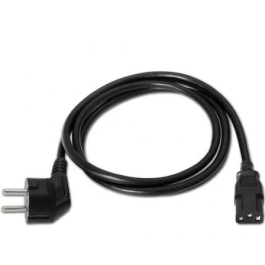 Aisens Cable Alimentación CPU CEE7-M a C13-H Negro 1.5M Conductor 100% Cobre AWG18 para Consumo < 1500W