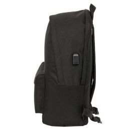 Mochila para Portátil Kings League KINGS LEAGUE "EL BARRIO" Negro 31 x 44 x 18 cm