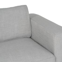 Sofá 3 Plazas Gris Tejido Siena 222 X 95 X 80 cm