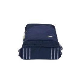 Mochila escolar con 4 cremalleras (25 l) serie 1918, azul marino milan