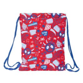 Bolsa Mochila con Cuerdas Spider-Man Rescue Azul Rojo 26 x 34 x 1 cm
