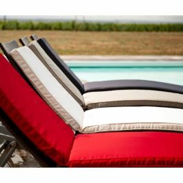 Jardín Privado Cojín de tumbona Monte Carlo, 185x55x6cm, Gris Pizarra - Poliéster 230g/m² Impermeable Anti-Manchas Desenfundable OEKO-TEX Jardín Privado Cojín de tumbona Monte Carlo, 185x55x6cm, Gris Pizarra - Poliéster 230g/m² Impermeable Anti-Manchas Desenfundable OEKO-TEX