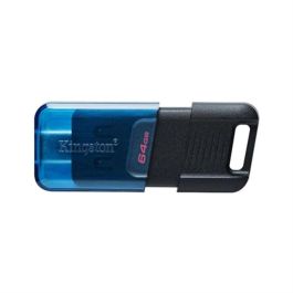 Memoria USB Kingston Technology DataTraveler 80 Azul Negro 64 GB Precio: 10.58999986. SKU: S0236077