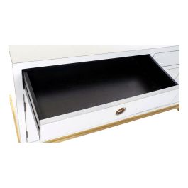 Aparador DKD Home Decor Kamakura Blanco Dorado Metal Álamo 150 x 50 x 80 cm (150 x 50 x 80 cm)