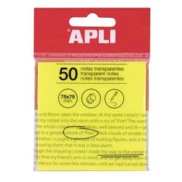 Notas Adhesivas Apli Traslucidas 50H 75X75 Amarillo Precio: 1.49999949. SKU: B1E5CC6J4Z