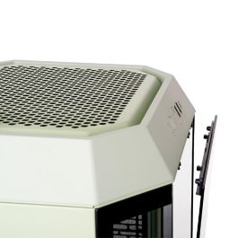 Thermaltake The Tower 250 Mini Tower para PC con Pantalla LCD de 3.9 pulgadas, Ventiladores 120mm Preinstalados - Matcha Green