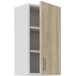 Armario alto SARA - 1 puerta - Decoración roble Sonoma - L40xP31xH71,5 cm - Hecho en Polonia Armario alto SARA - 1 puerta - Decoración roble Sonoma - L40xP31xH71,5 cm - Hecho en Polonia