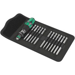 Wera 05004171001 Set de Herramientas para Bicicleta con Llaves Torx T10-T30, Hexagonales 2-6mm, Destornillador y Estuche Negro/Verde Precio: 84.50000031. SKU: B1D8JGFJJA