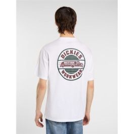 Camiseta de Manga Corta Hombre Dickies Circle Ss Blanco 10 Años