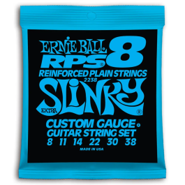 ERNIEBALL Cuerdas para Guitarra Eléctrica Planas Slinky RPS 8-38 Precio: 10.50000006. SKU: B1FQCVS77S