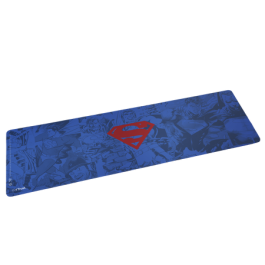 Trust GXT 759SM Alfombrilla de ratón gaming XXL Superman, bordes cosidos, base antideslizante, 930x300 mm - 25743