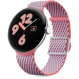 Google Pixel Watch 3 (45mm) GA06138-WW Correa Woven Band Color Peony