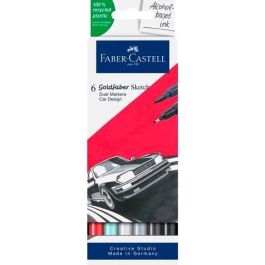 Faber Castell Rotuladores Goldfaber Doble Punta Fina-Pincel, Set Coche 6 Ud, Tinta Alcohol, Resistente Agua Precio: 11.49999972. SKU: B1A45S8NN5