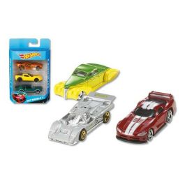 Hot Wheels Box 3 Cars - Paquete 3 Mini Vehículos de Colección Surtidos, Juguete para Niños +3 Años, Temas y Modelos Aleatorios