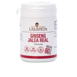 Ana Maria Lajusticia Ginseng con Jalea Real 60 Cápsulas | Complemento Energizante y Vitalidad