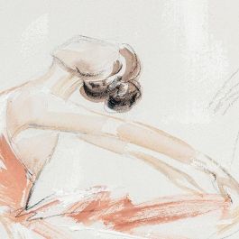 DKD Home Decor Cuadro Romántico Ballet Pintado a Mano sobre Lienzo y Pino Blanco Beige 100x80x3,7 cm Set de 2 DKD Home Decor Cuadro Romántico Ballet Pintado a Mano sobre Lienzo y Pino Blanco Beige 100x80x3,7 cm Set de 2