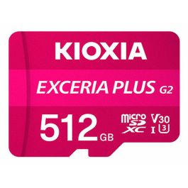 Kioxia LMPL2M512GG2 Tarjeta Memoria Flash MicroSDXC 512 GB UHS-I U3 V30 Clase 10 100MB/s Lectura 90MB/s Escritura Rosa Kioxia LMPL2M512GG2 Tarjeta Memoria Flash MicroSDXC 512 GB UHS-I U3 V30 Clase 10 100MB/s Lectura 90MB/s Escritura Rosa