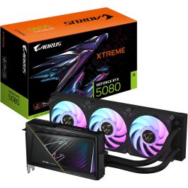 GIGABYTE AORUS GV-N5080AORUSX W-16GD Tarjeta Gráfica GeForce RTX 5080 16GB GDDR7 XTREME WATERFORCE 2805MHz PCI-E 5.0 Precio: 1670.68999977. SKU: B1EEGLTF5Y