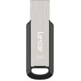 Lexar JumpDrive M400 - Memoria USB 3.2 Gen 1 de 32GB con Velocidad de Lectura hasta 130 MB/s, Diseño Deslizante, Color Plata