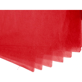 Liderpapel Papel de Seda Rojo 52x76cm 18g/m2 Bolsa 5 Hojas