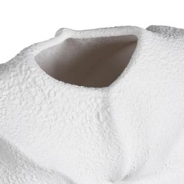 Jarrón Blanco Barro Decoración 27 X 14 X 23 cm