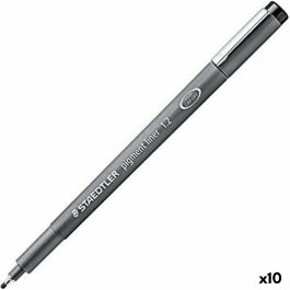 Rotuladores Staedtler Pigment Line Negro (10 Unidades) Precio: 25.4999998. SKU: S8422970