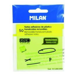 Milan Bloc Notas Adhesivas Removibles 50H, Plástico Translúcido Amarillo Fluorescente, 76x76 mm Precio: 1.5900005. SKU: B18DGY2SL6