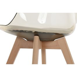 DKD Home Decor Silla Urban Crema Natural 47 x 81 x 54 cm (4 Unidades)