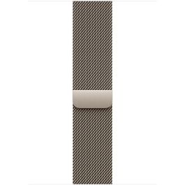 Apple MC7J4ZM/A Correa Milanese Loop para Apple Watch 44mm 45mm 46mm 49mm - Acero Inoxidable Color Titanio Talla S/M