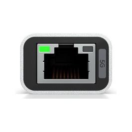 Ubiquiti UACC-Adapter-RJ45-USBC-5GE Adaptador de Ethernet Gigabit USB-C a RJ45 Plug and Play, Negro/Gris