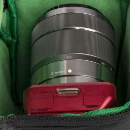 Rivacase 7412 - Bolsa de Hombro para Cámara Réflex, 3 Compartimentos, Verde/Negro, Compatible con Pentax K-3 Kit/Nikon 1 AW1