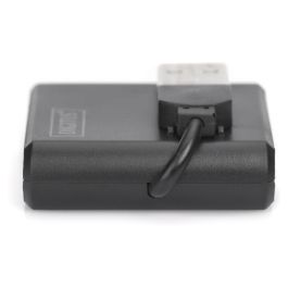 Digitus Hub USB 2.0 de 4 Puertos, Negro