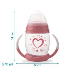 Taza Aprendizaje 270 mL Step 1 Rosa