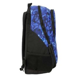 Mochila Escolar El Niño Roller Azul Negro 32 x 44 x 16 cm