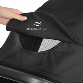 HAUCK HAU4007923148549 Cochecito Todoterreno Rapid de 3 Ruedas con Plegado Rápido con una Mano - Negro