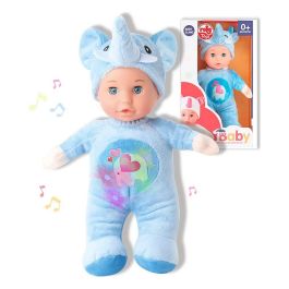 Muñeca Elefante de Peluche con Sonido 30 cm, para Recién Nacidos, Requiere 2 Pilas LR3 (no incluidas) Precio: 19.61168. SKU: S2424903