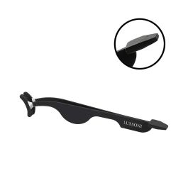 Lussoni Aplicador de Pestañas Postizas con Empuñadura Ergonómica de Goma y Punta de Acero Inoxidable para Precisión, 1 Unidad