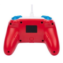 Power A Mando con Cable NSGP0001-01 para Nintendo Switch, Mario Woo-hoo! con Botones Programables y Conector para Auriculares, 3m, Compatible con Switch y OLED