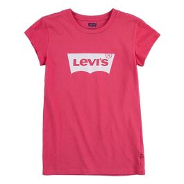 Camiseta de Manga Corta Infantil Levi's Batwing Girl Pink 8-9 Años