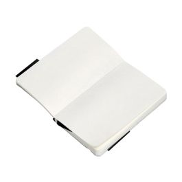 Cuaderno Con Gomilla Antartik Notes Tapa Blanda A6 Hojas Lisas Negro 100 Hojas 80 gr Fsc