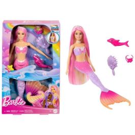 Barbie Muñeca Sirena Un Toque de Magia Malibú que Cambia de Color