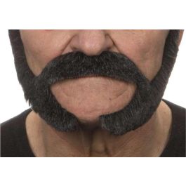 My Other Me Barba y Bigote Multicolor, Accesorio Talla Única para Disfraces de Adulto