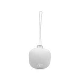KioKids Guardachupetes de Silicona para 1 Chupete, Portátil, Higiénico, Apto Lavavajillas y Esterilizador, Gris, +0 meses