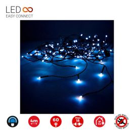 Guirnalda easy-connect 4m 60 leds azul 30v (ip44 interior-exterior) total 1,08 W