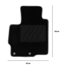 OCC Design Alfombra A Medida Mitsubishi Asx 2010-2016 5Pz Ribete Verde OCCMH0001GR